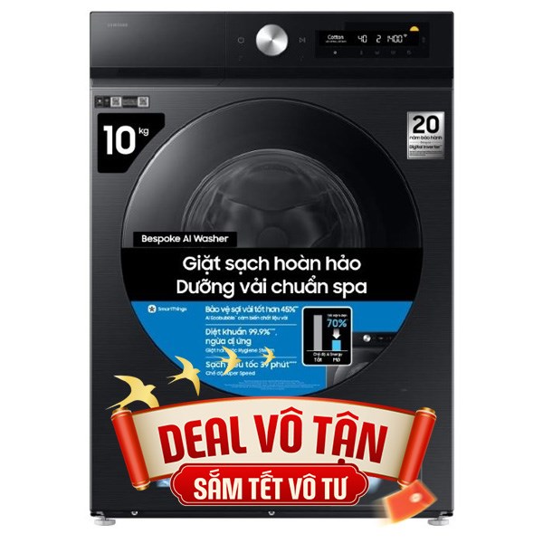 Samsung Inverter 10 Kg WW10DB7U34GBSV