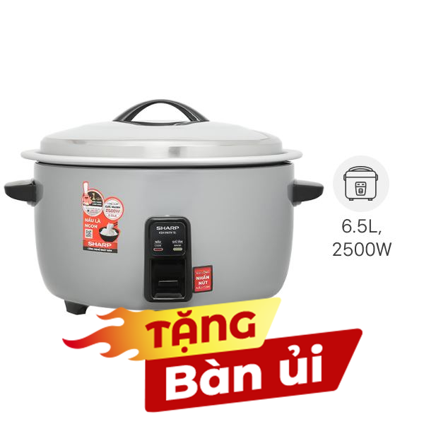 Nồi cơm nắp rời Sharp 6.5 lít KSH-H65V-SL