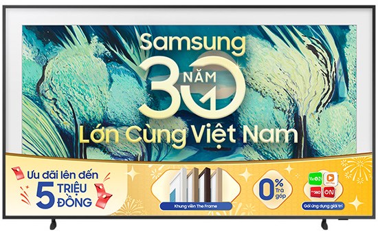 Samsung Smart TV QLED Khung tranh QA55LS03F