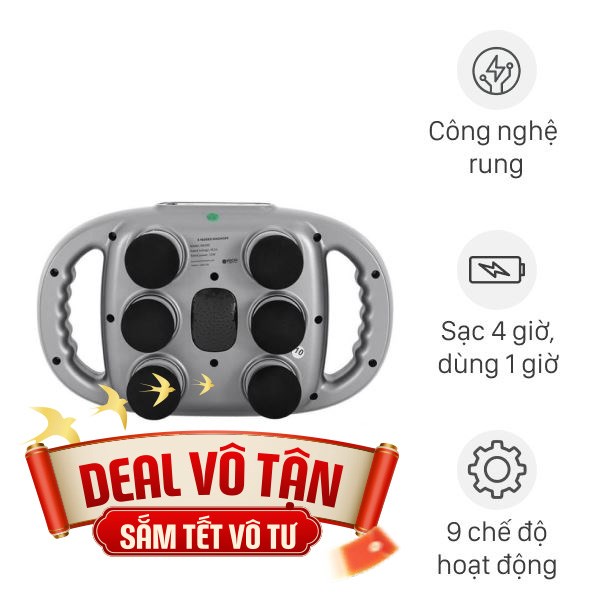 Máy massage 6 đầu Kachi MK390