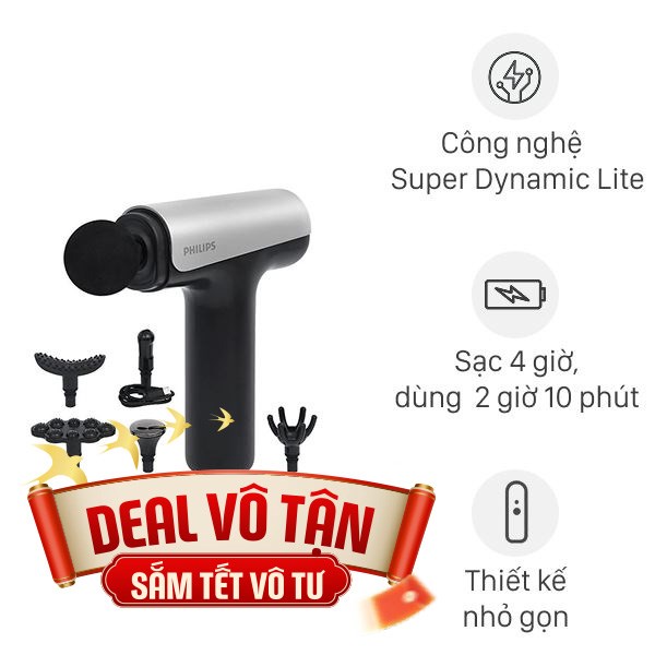 Súng massage cầm tay Philips PPM7325