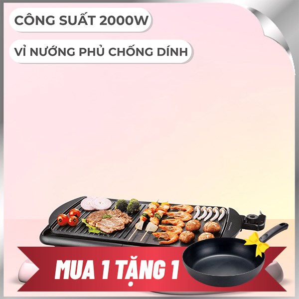 Bếp nướng điện Lock&Lock 2000W EJG231