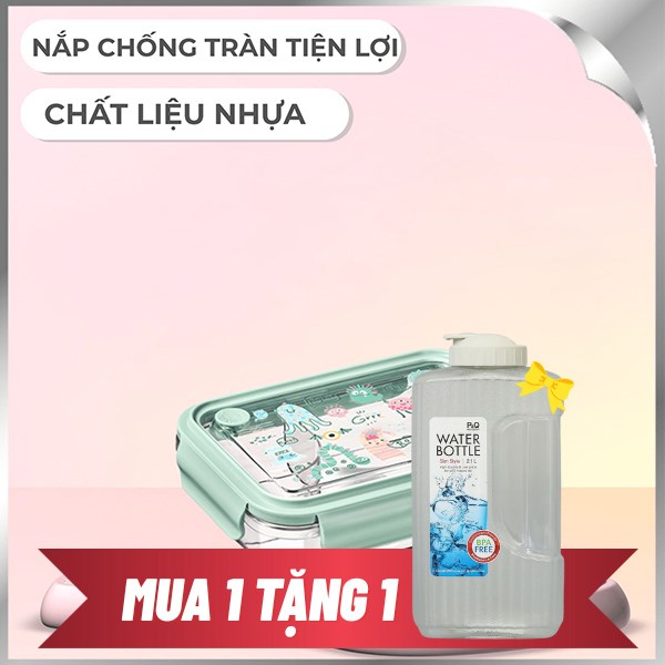 Hộp đựng thực phẩm 3 ngăn nhựa 1000 ml Lock&Lock LCB502MIT