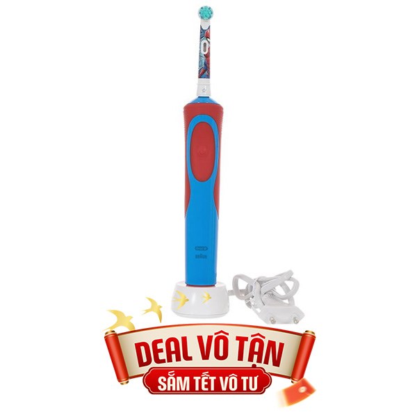 Bàn chải điện trẻ em Oral-B Vitality D12 Spiderman