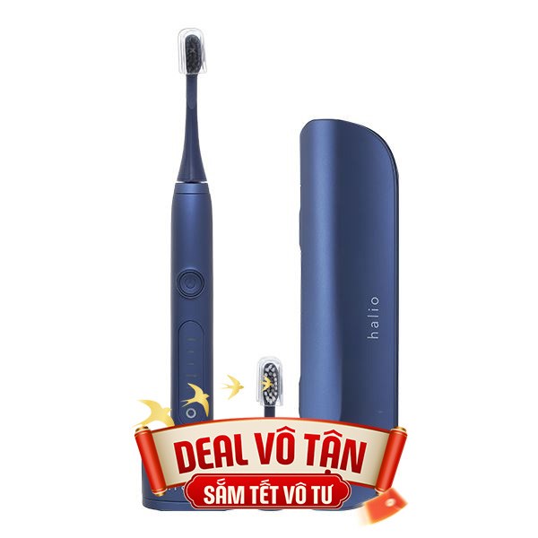 Bàn chải điện Halio Sonic Whitening Pro Midnight Blue