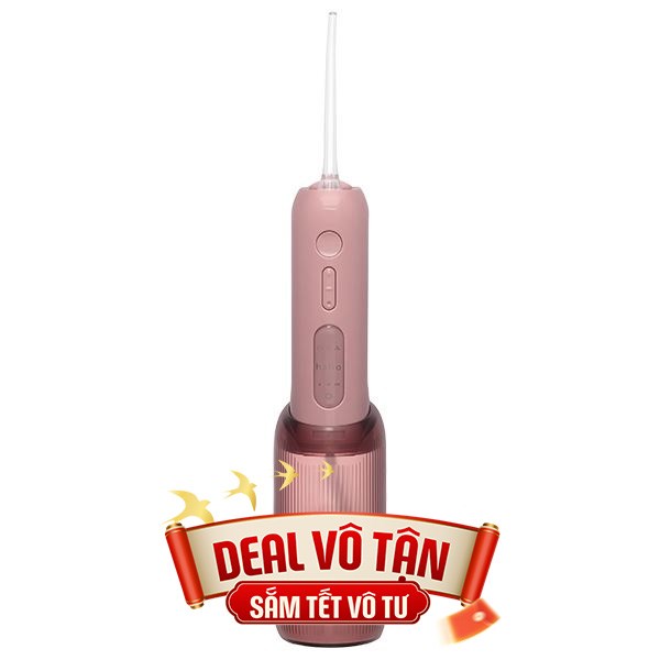 Máy tăm nước Halio UltraClean Express Hydro Floss Muted Rose