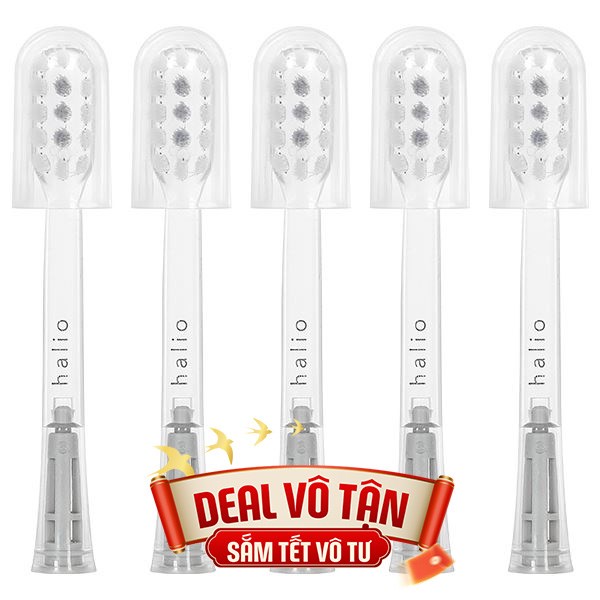 Bộ 5 đầu bàn chải điện Halio Wave Sonic