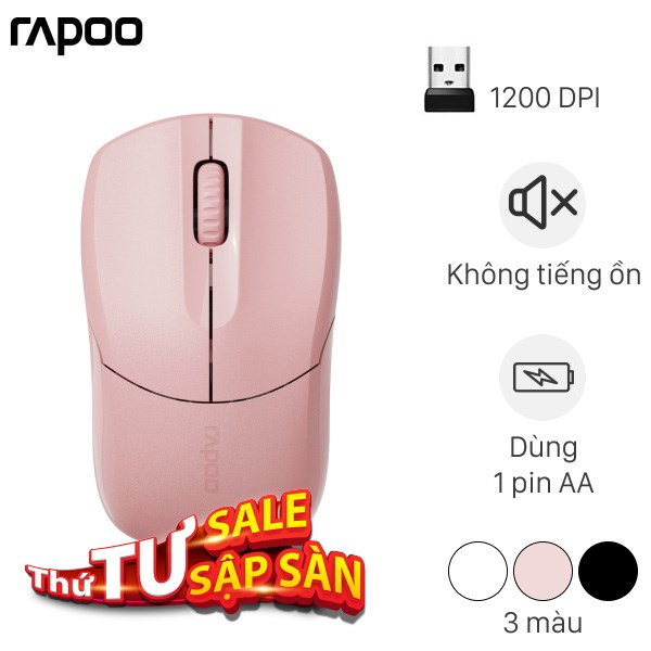 Chuột Không Dây Silent Rapoo B1S