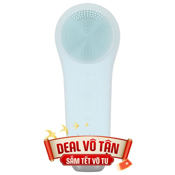Máy rửa mặt và massage Halio 5 in 1 Ice Blue