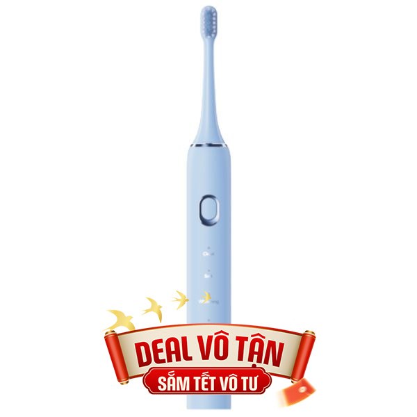 Bàn chải điện Halio Sonic SmartClean Electric Toothbrush Sky Blue