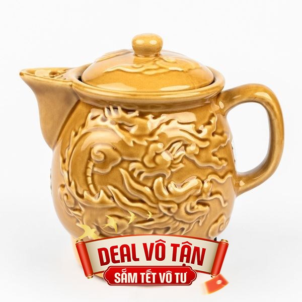 Siêu sắc thuốc điện Seika 3.2 lít SKS 368 Vàng
