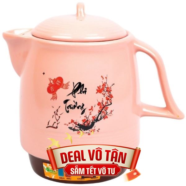Siêu sắc thuốc điện Seika 3.3 lít SKS 373 Hồng