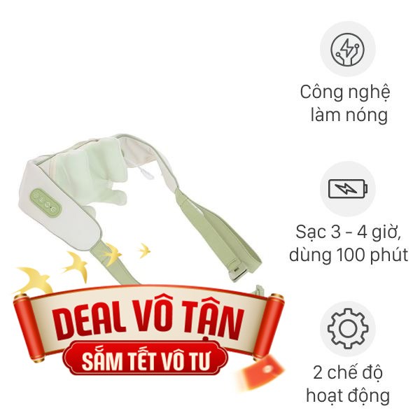 Máy massage cổ vai gáy Bomidi MP2 Lite