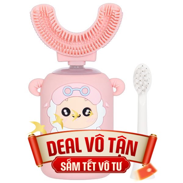 Bàn chải điện trẻ em Magic Kid-01 - Hồng