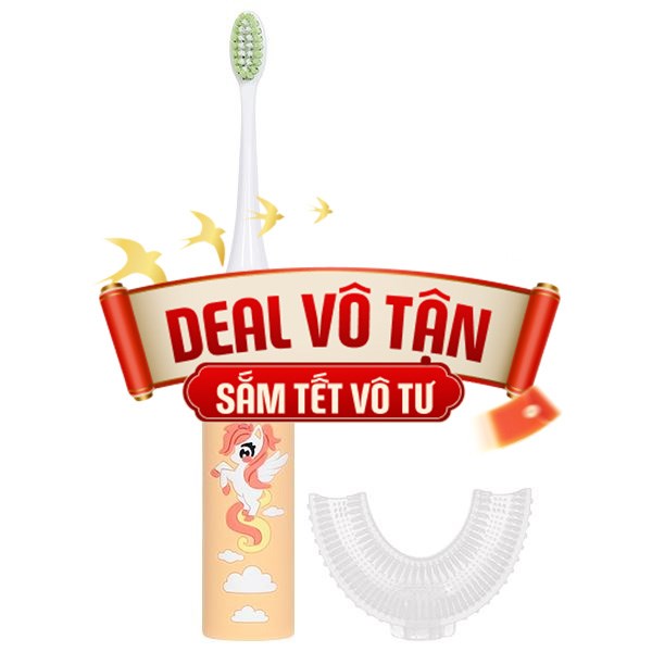 Bàn chải điện trẻ em Magic Kid-03 - Vàng