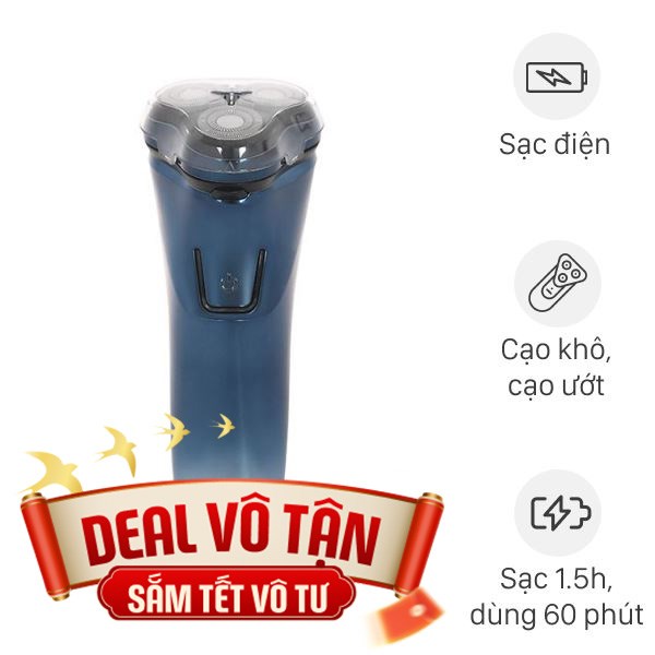 Máy cạo râu khô và ướt Magic B-63