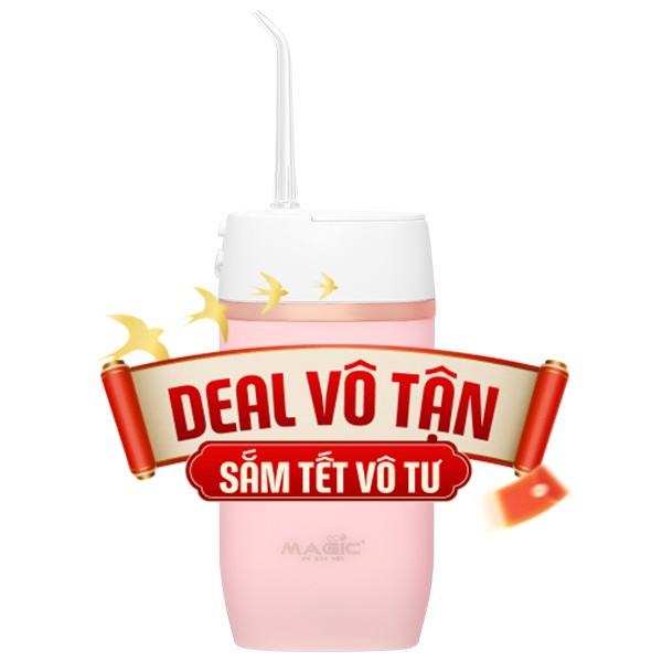 Máy tăm nước cầm tay Magic Eco PRO-83 - Hồng