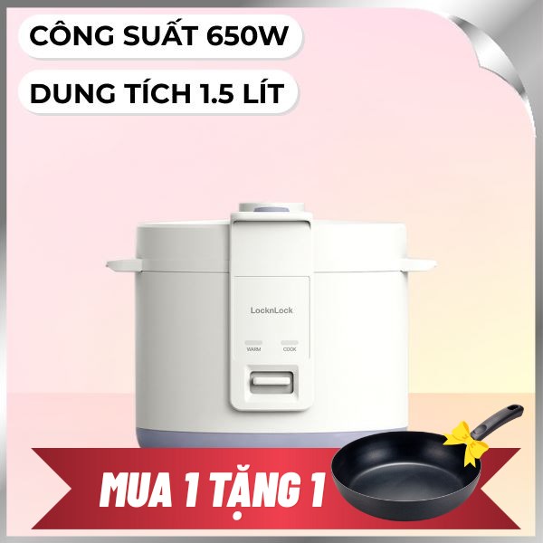 Nồi cơm nắp gài Lock&Lock 1.5 lít EJR442IVY