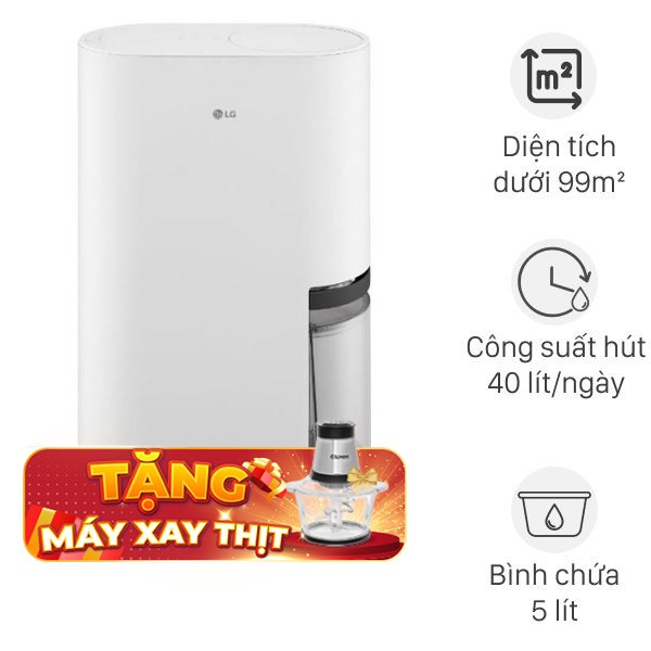 Máy hút ẩm LG Dual Inverter DD23GMWE1.ABAE 402W