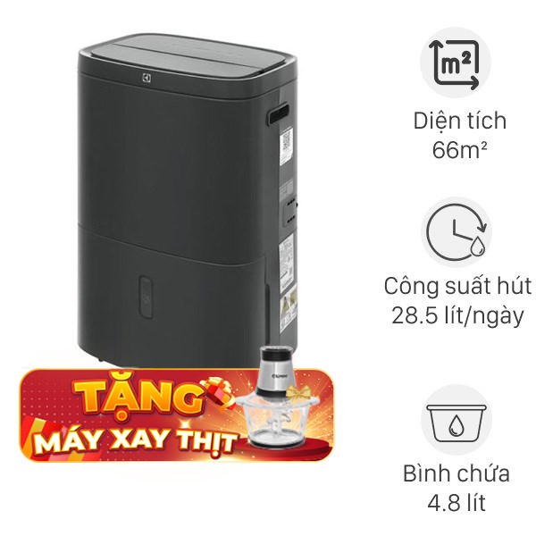 Máy hút ẩm kết hợp lọc không khí Electrolux EDH16TRBD3