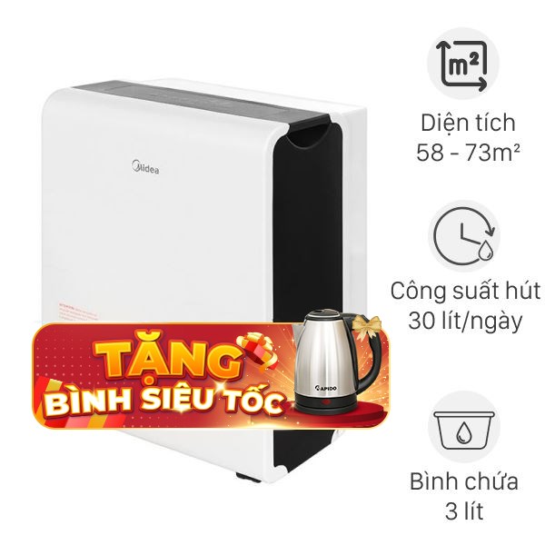 Máy hút ẩm Midea MDDP-30DEN7 550W