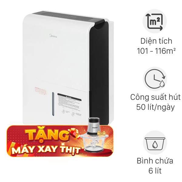 Máy hút ẩm Midea MDDP-50DEN7 850W