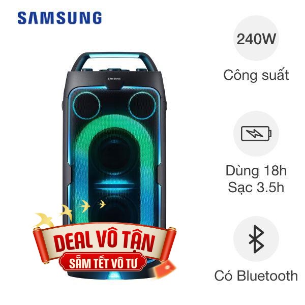 Loa tháp di động dạng kéo Samsung MX-ST50F