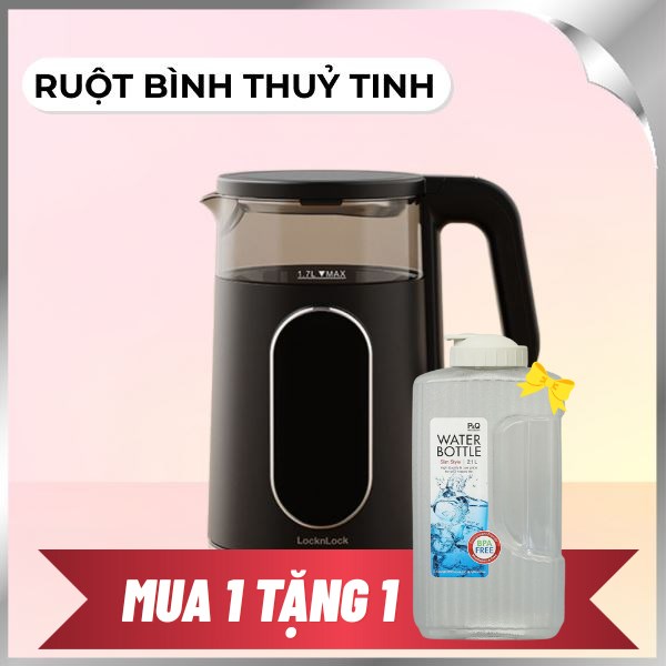 Bình đun siêu tốc Lock&Lock 1.7 lít EJK286BLK