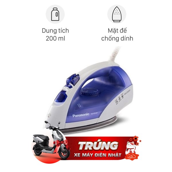 Bàn ủi hơi nước Panasonic PABU-NI-E510TDRA 2320W
