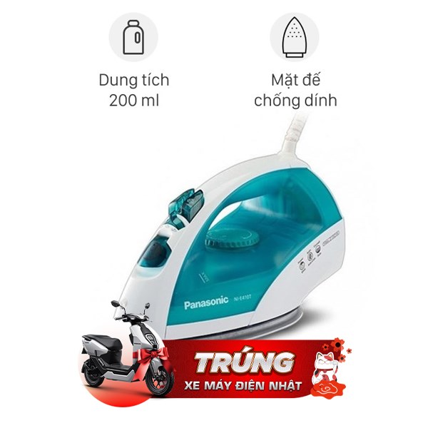 Bàn ủi hơi nước Panasonic PABU-NI-E410TMRA 2150W