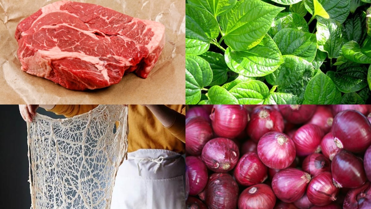 Nguyên liệu món ăn cách làm bò lá lốt mỡ chài thơm nức mũi, dễ làm tại nhà với nồi chiên