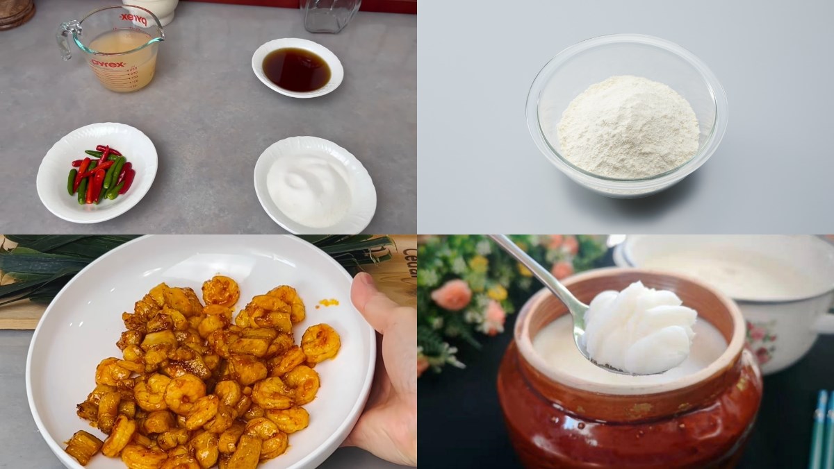 Nguyên liệu món ăn cách làm nước chấm bánh bột lọc và bánh bột lọc lá chuối chuẩn vị huế