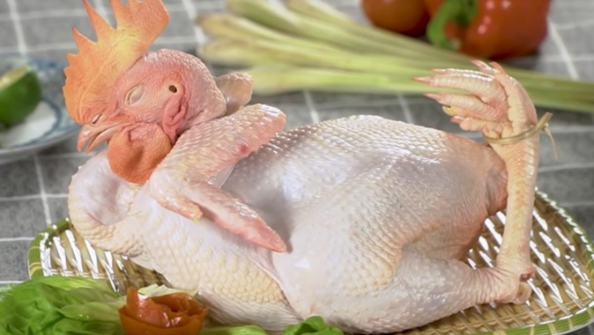 Nguyên liệu món ăn mổ gà cúng đẹp