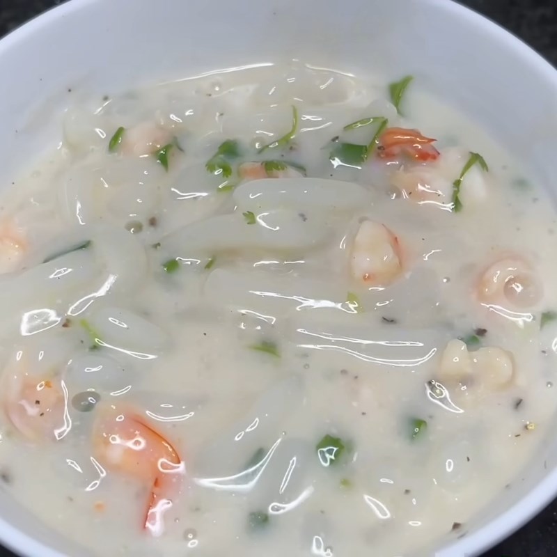 Bước 6 Thành phẩm Bánh canh tôm bột gạo
