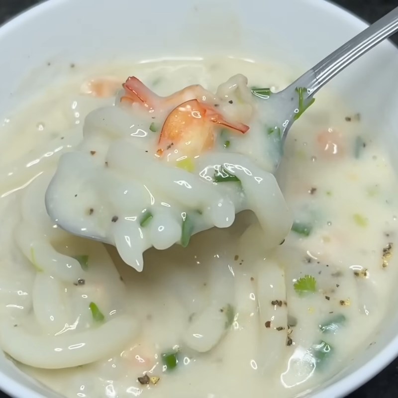 Bước 6 Thành phẩm Bánh canh tôm bột gạo