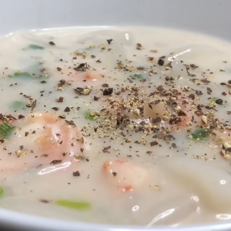 Bước 6 Thành phẩm Bánh canh tôm bột gạo
