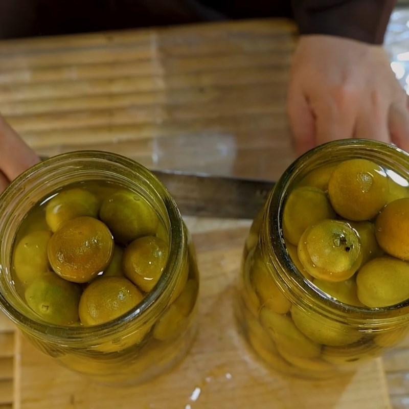 Bước 4 Muối tắc Tắc muối không đường