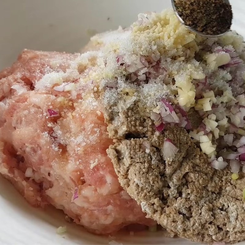 Bước 3 Hầm giò và ướp thịt riêu cua Bánh canh cua đồng