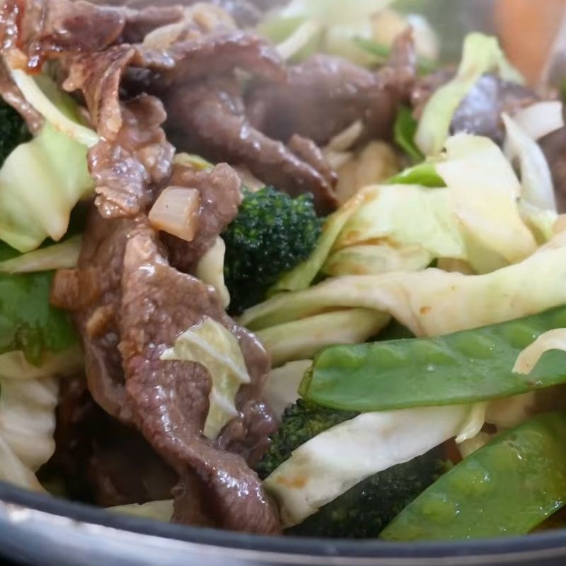 Bước 4 Bí quyết xào thịt bò mềm mọng, không dai thịt bò xào mềm