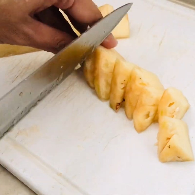 Bước 2 Chuẩn bị các loại rau củ Canh chua bạc hà