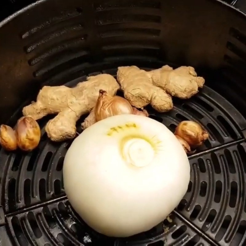 Bước 2 Chuẩn bị gia vị phở và các nguyên liệu tạo mùi Phở gà Hà Nội