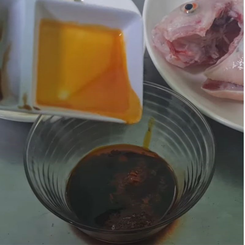 Bước 2 Chuẩn bị gia vị và ướp cá diêu hồng cá diêu hồng nướng nồi chiên không dầu