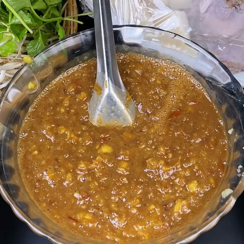 Bước 6 Chuẩn bị nước chấm mắm nêm đặc biệt cháo lòng bò