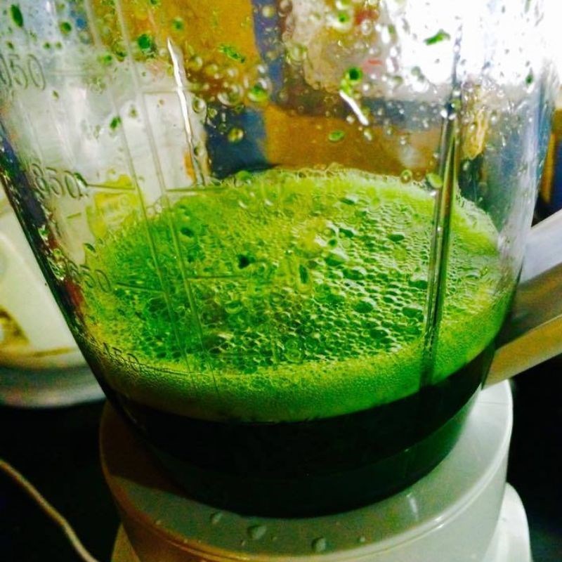 Bước 3 Chuẩn bị nước cốt lá dứa Tàu hũ bánh lọt