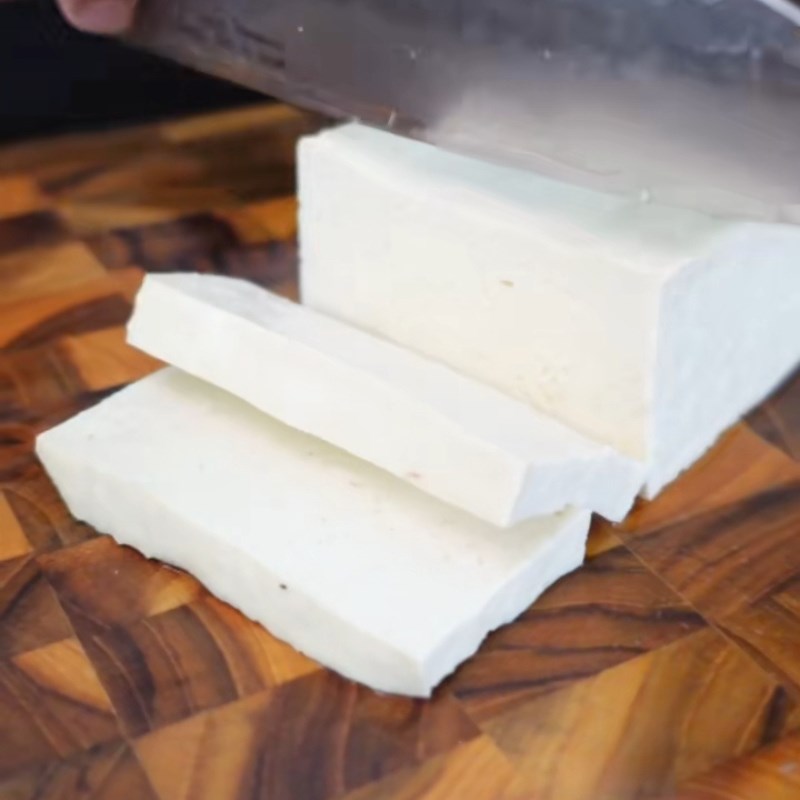 Bước 3 Chuẩn bị rau nấm và đậu hũ Lẩu sườn bò kim chi