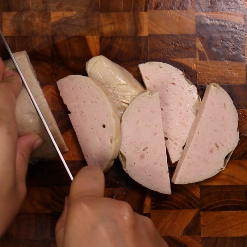 Bước 4 Chuẩn bị topping ăn kèm Canh bún