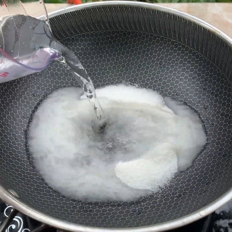 Bước 6 Cọ ỏm đường (áp dụng cho cọ đã chóc vỏ) cọ ỏm