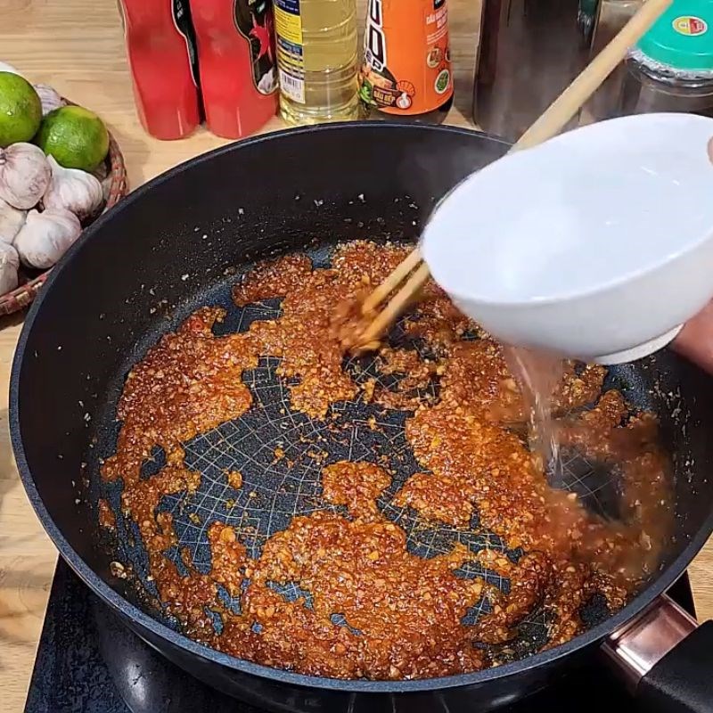 Bước 5 Đun sánh và hoàn thiện sốt chấm đồ nướng BBQ nước chấm thịt nướng BBQ