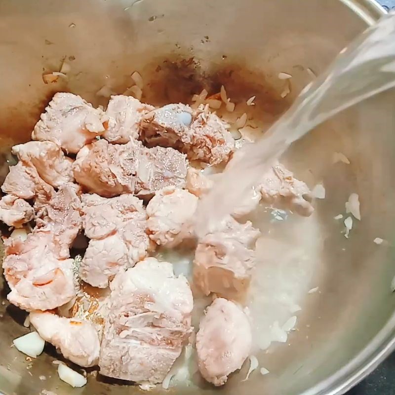 Bước 3 Hầm canh măng sườn canh măng sườn