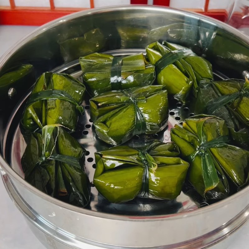 Bước 5 Hấp bánh bột lọc trong veo Nước chấm bánh bột lọc